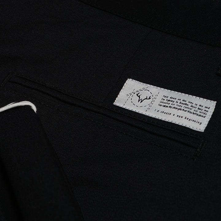 Whoopculture &quot;Muntjac&quot; Black Raw V2 Stretch Chino