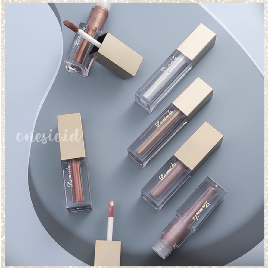 LAMEILA Eyeshadow Liquid Glitter Cair Korea 6 Warna Waterproof Long Last LA062