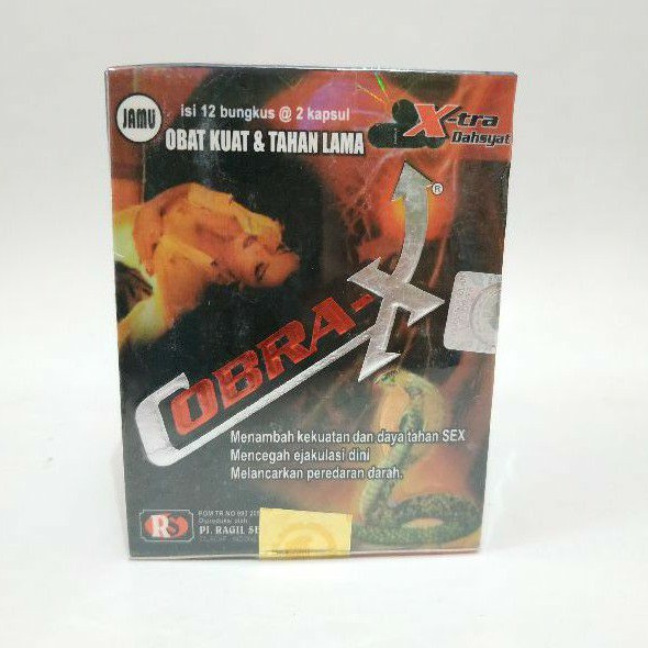 Kapsul Cobra-X Vitalitas Pria