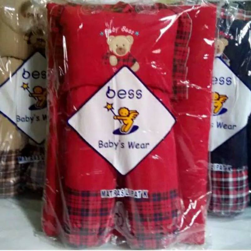 Set 3 in 1 Perlengkapan tidur bayi Kasur Bantal Guling / Matras bess tua / kasur bayi bes /kado bayi