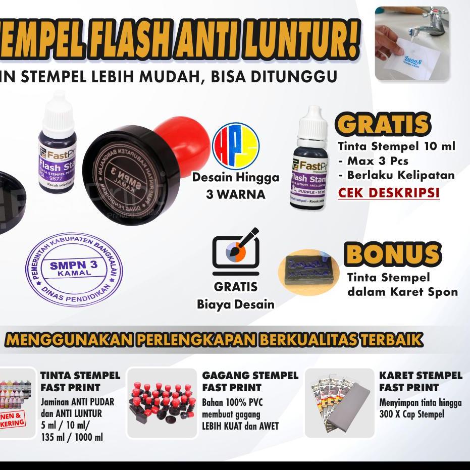 

Terjangkau - Pesan Stempel Flash Kilat FREE Desain Kotak