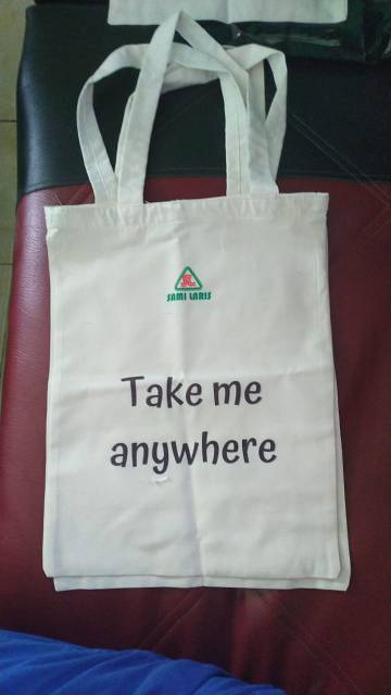 TOTEBAG BLACU CUSTOM UKURAN 30x40