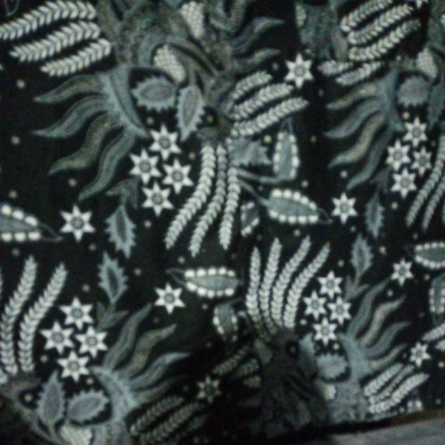 Penyu Batik Hrb026 Kenongo Kemeja Hem Pendek Padi Pekalongan M L Xl Murah Keren Bati Pria Wajik Biru