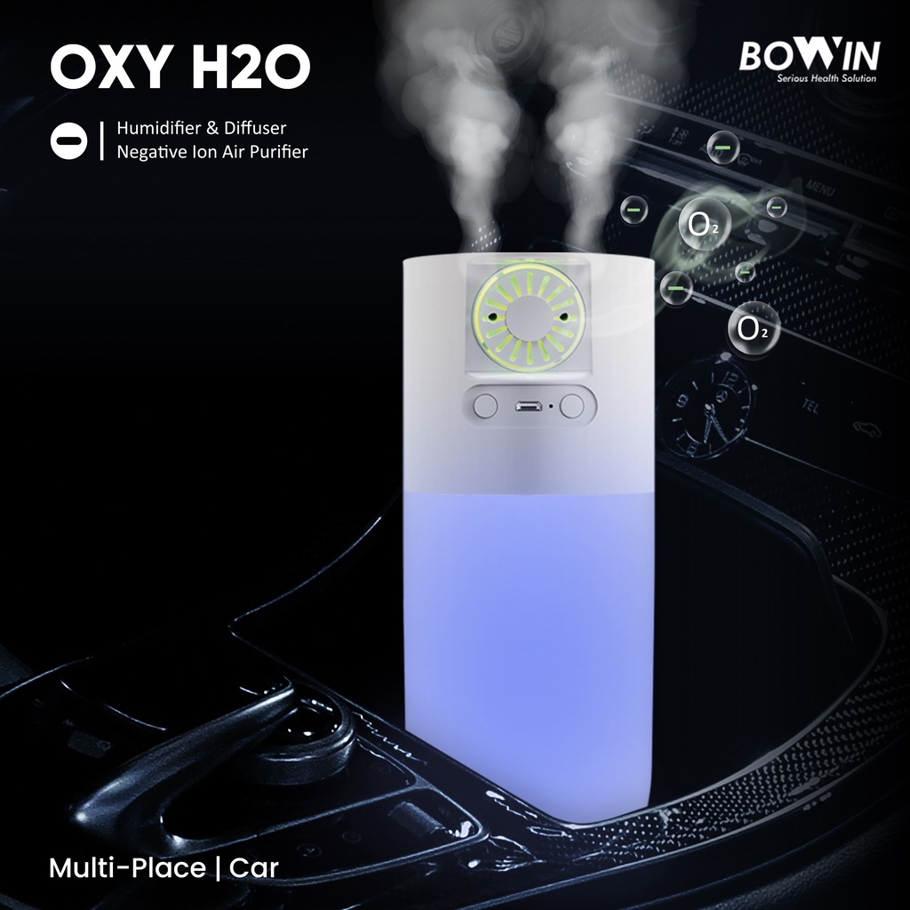 Bowin Oxy H2O (4in1: Air Humidifier, Purifier, Diffuser, &amp; Night Light)