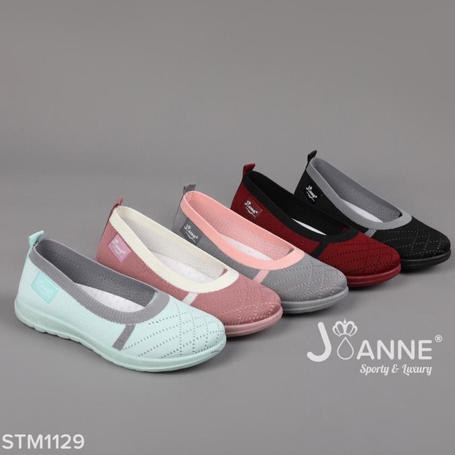 JOANNE FlyKnit Flat Shoes #STM1129 ORIGINAL