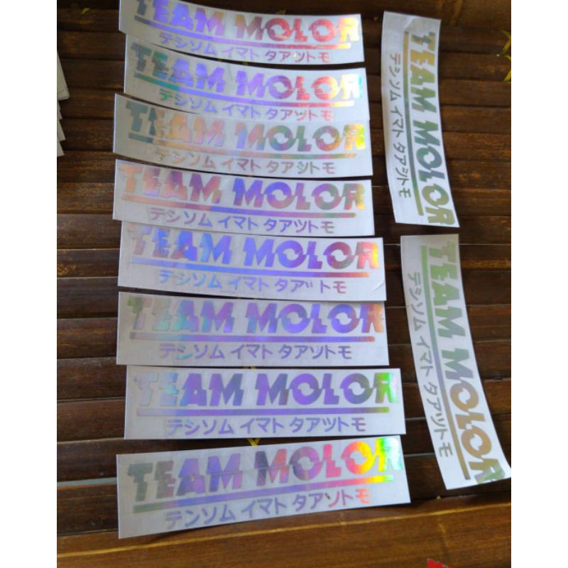 

stiker cutting hologram