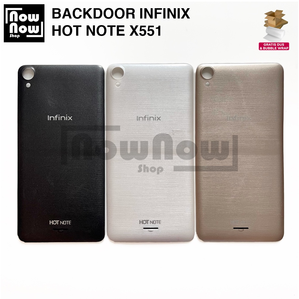 Backdoor Tutup Belakang Baterai Backcover Back Casing Infinix Hot Note X551