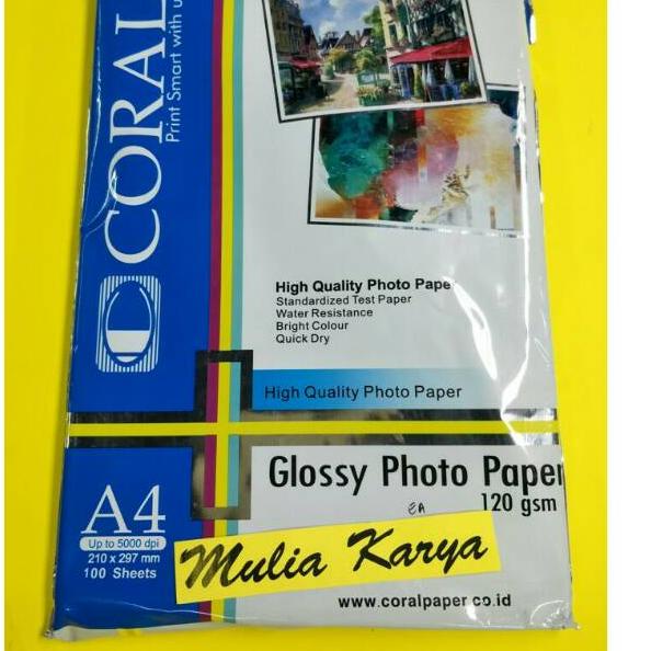Kejar Surprise Kertas Foto / Photo Paper Glossy A4 120. Isi 100 lembar