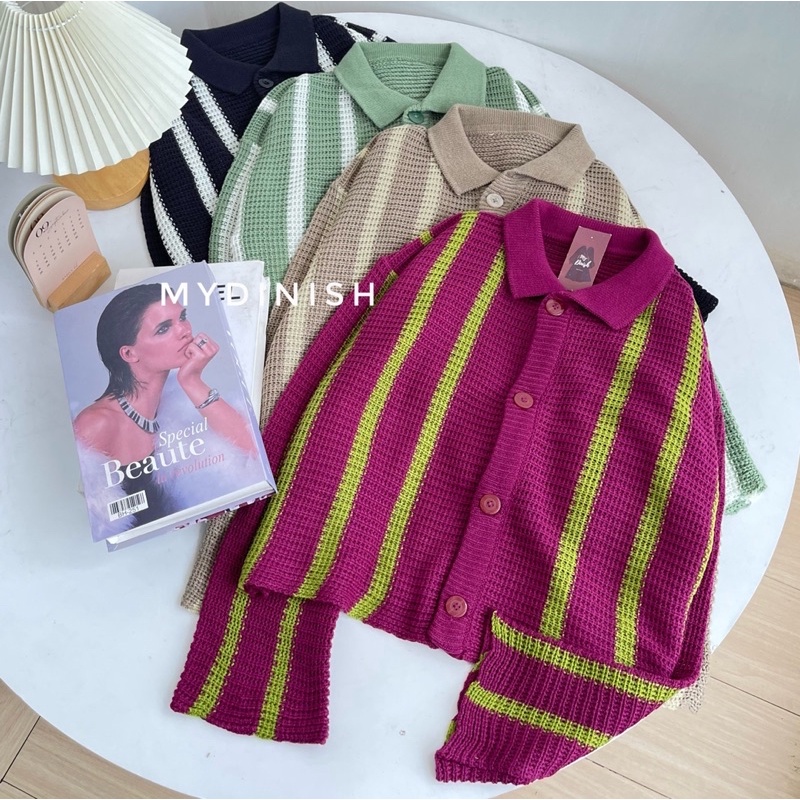 Diva Crop Cardy - Cardigan Wanita Terbaru