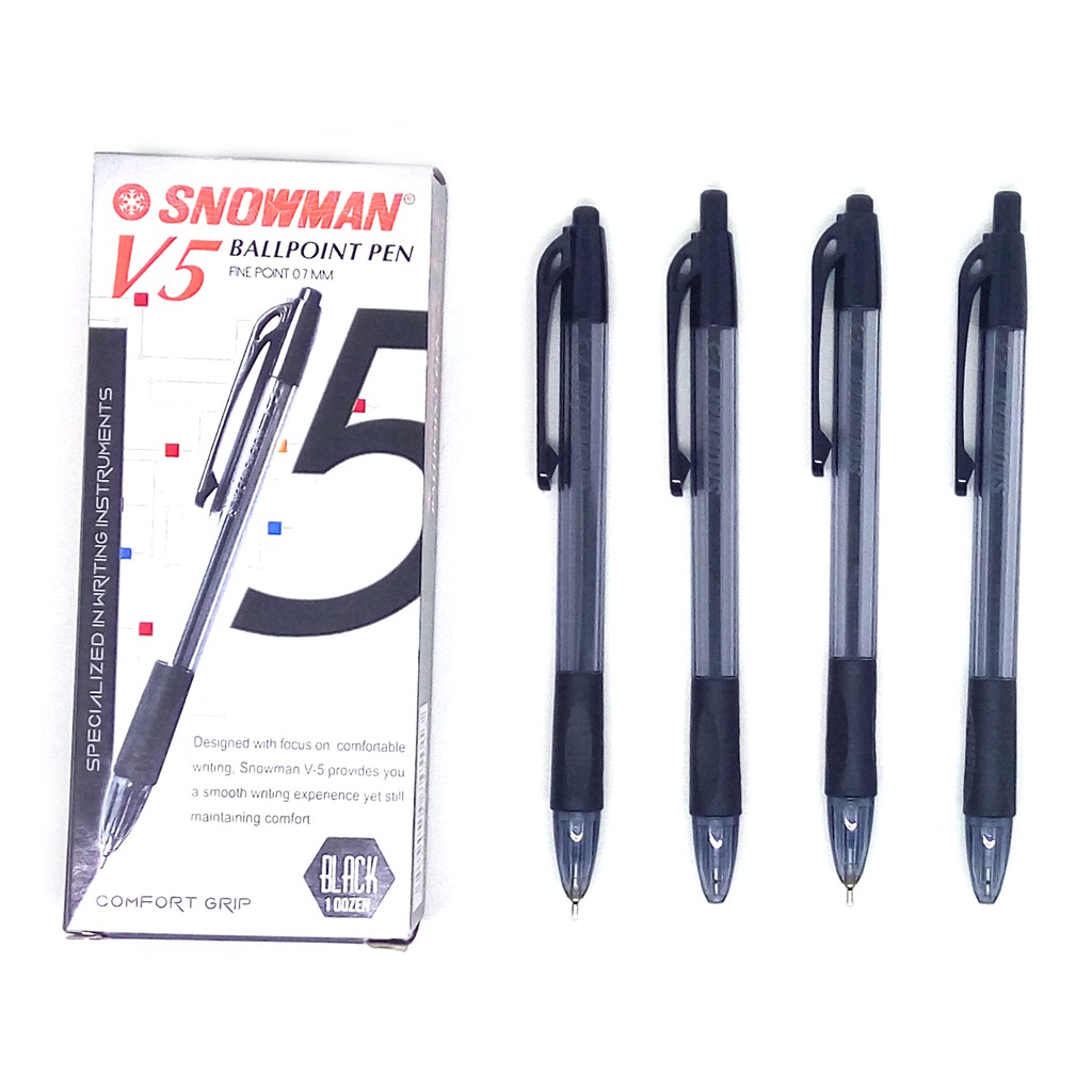 

Bolpoin Snowman V-5 0,7mm / pack 12pcs