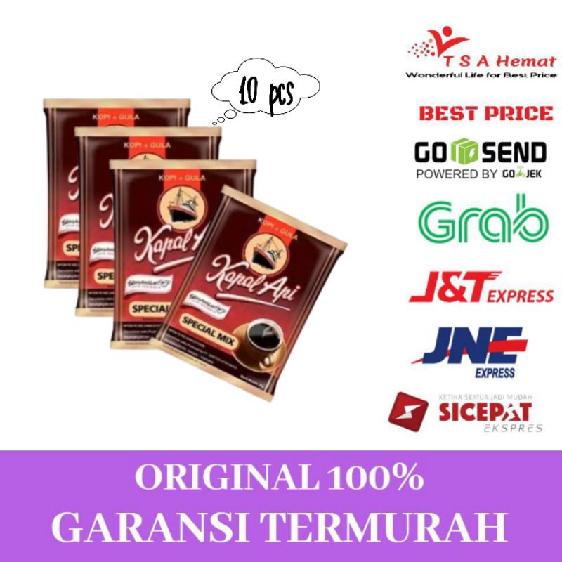 

Kapal api spesial mix isi 10 sachet 25 gr rencengan termurah