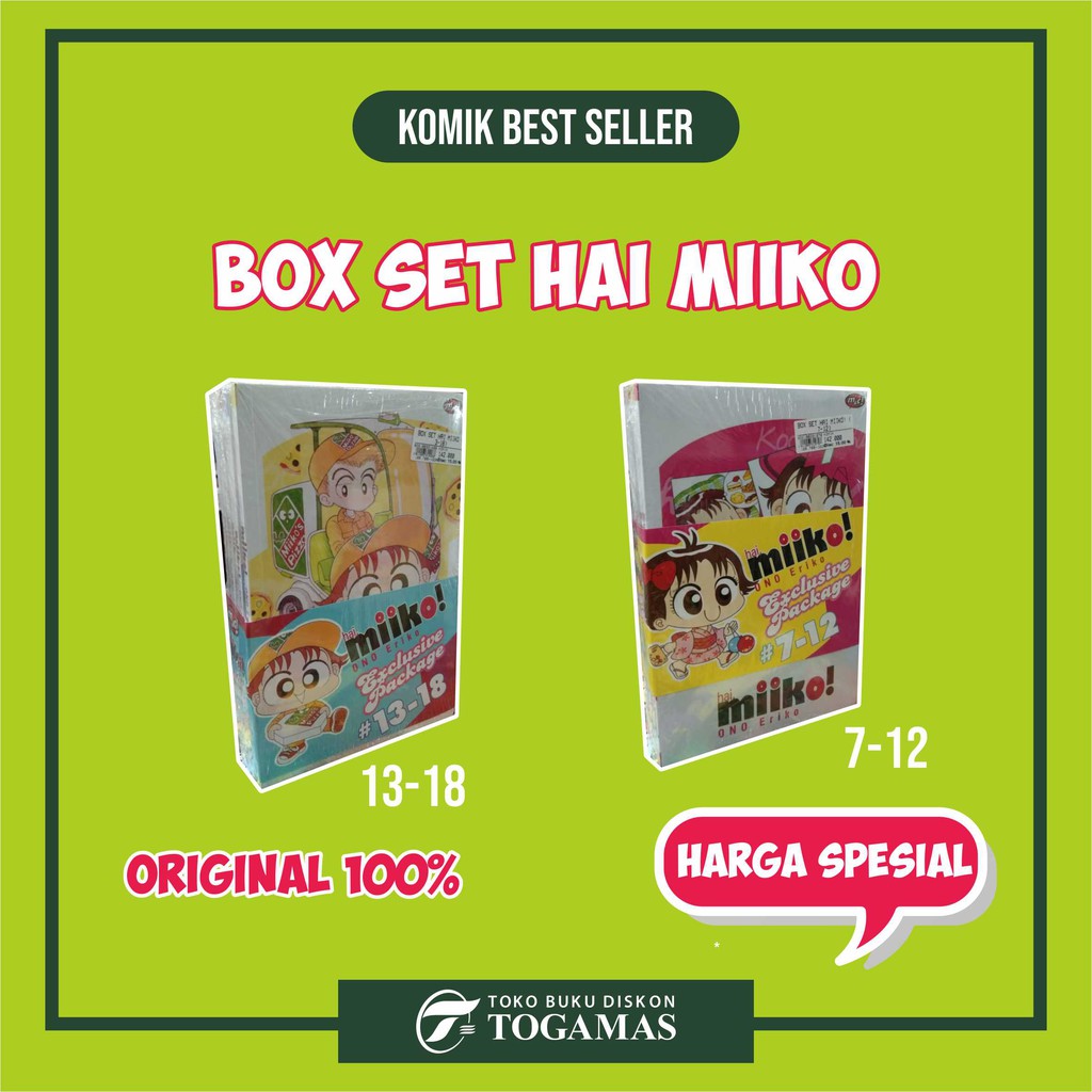 BOX SET HAI MIIKO 7-12 // 13-18 // 19-24 // 25-30