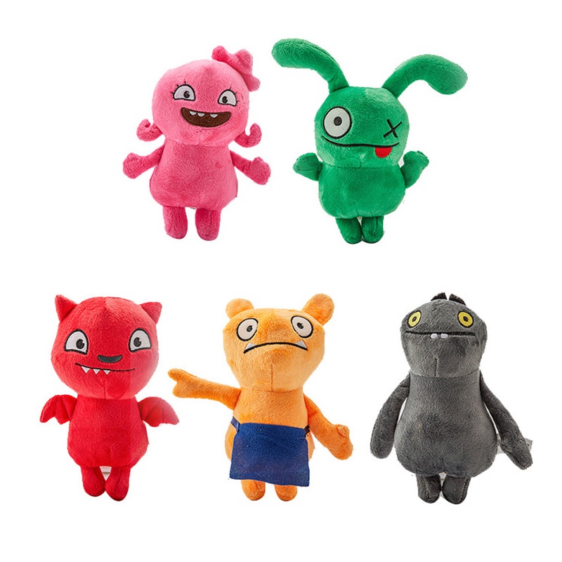 20cm Boneka Ugly Dolls Boneka Uglydolls Boneka Moxy Ugly Dog Ox Lucky Bat Wage Hadiah Birthday Gift Mainan anak