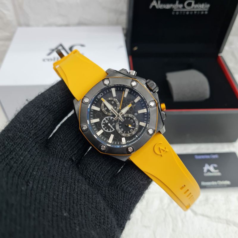 JAM PRIA JAM ALEXANDRE CHRISTIE AC 9601 YELLOW BLACK ORIGINAL