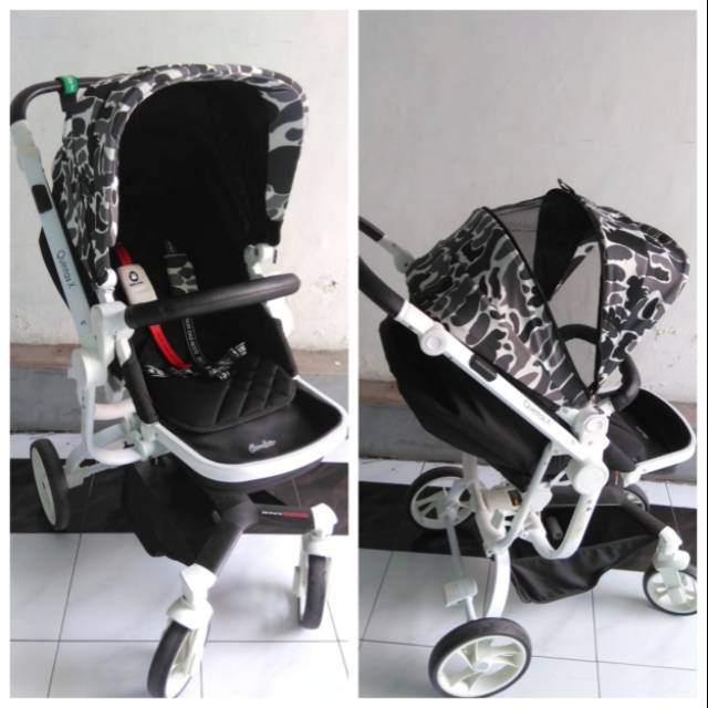 Stroller Quintas X bebe Apes camo grey