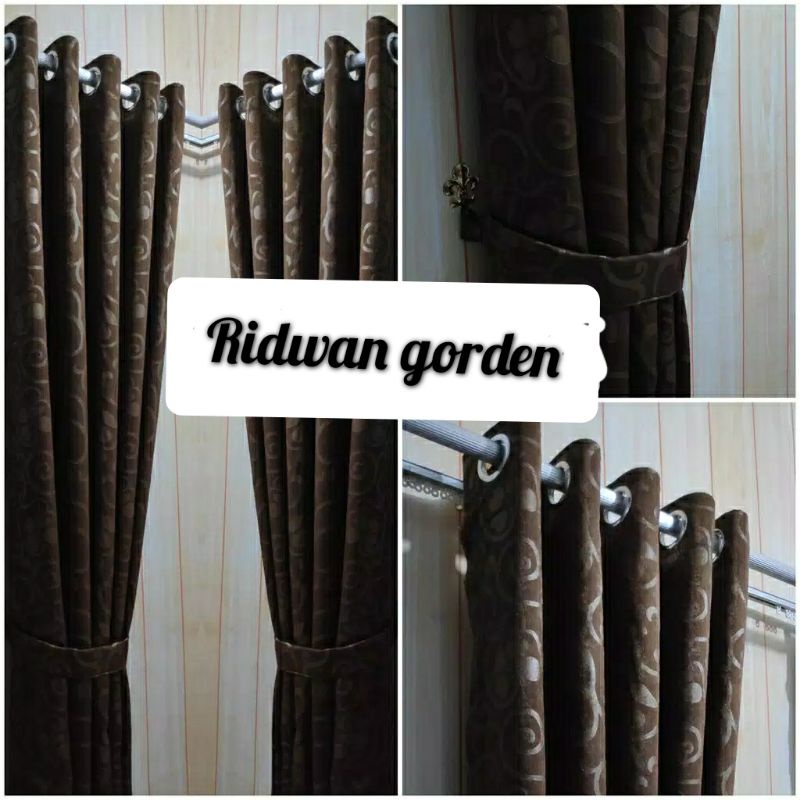 Gorden Jendela & Pintu Kamar Polos Panjang 3 Meter – Tirai Hordeng Minimalis Elegan