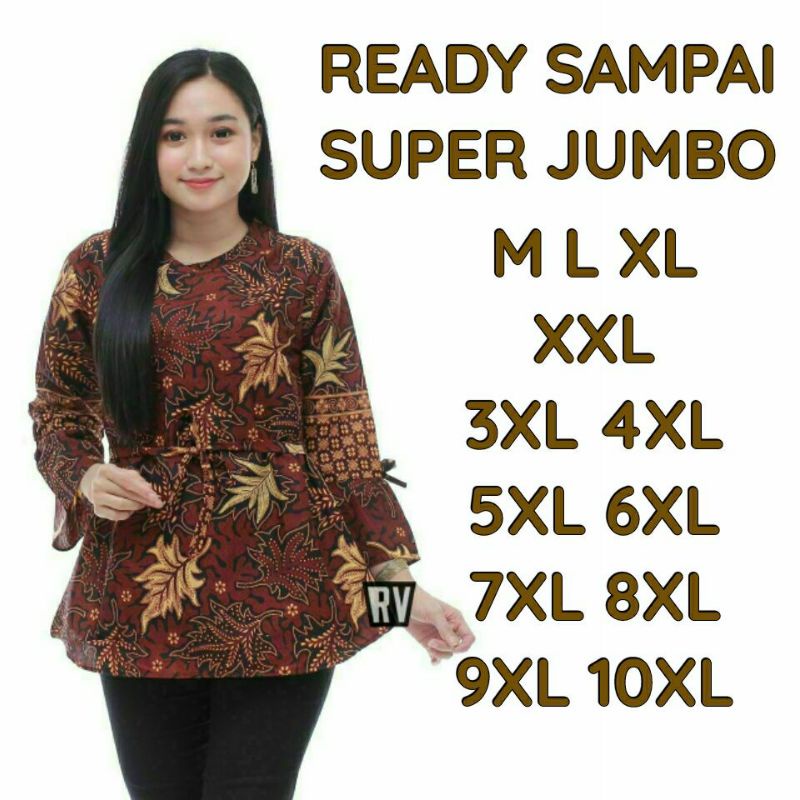 CJA16 Atasan Batik Pria Wanita motif jati | M-10XL super jumbo | bahan katun HRB kenongo | Couple distroan