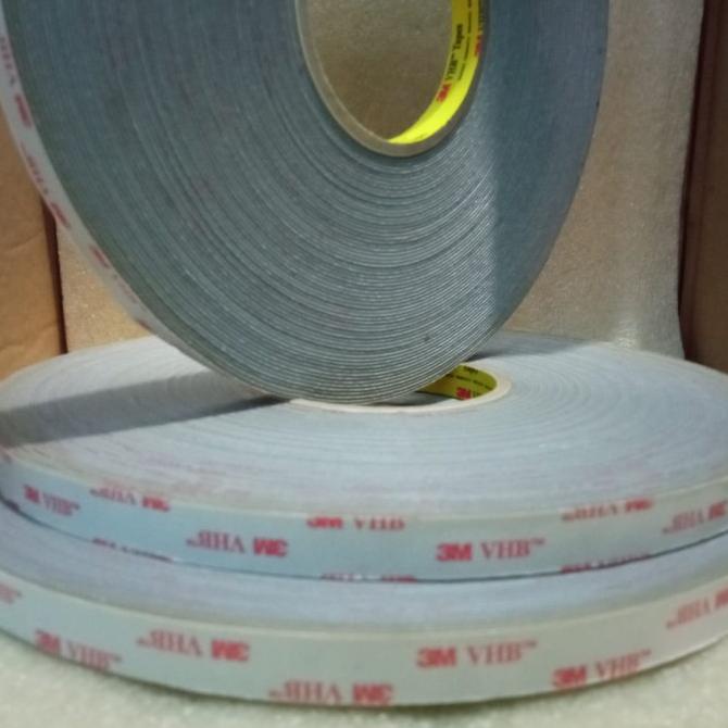 

Dabel tip Super Kuat - 3M Double Foam Tape VHB 5952P Grey 12mm x 33mtr
