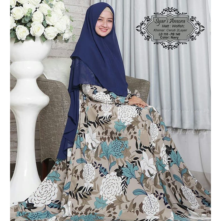 B ANEKA GAMIS SYARI AMORA PREMIUM