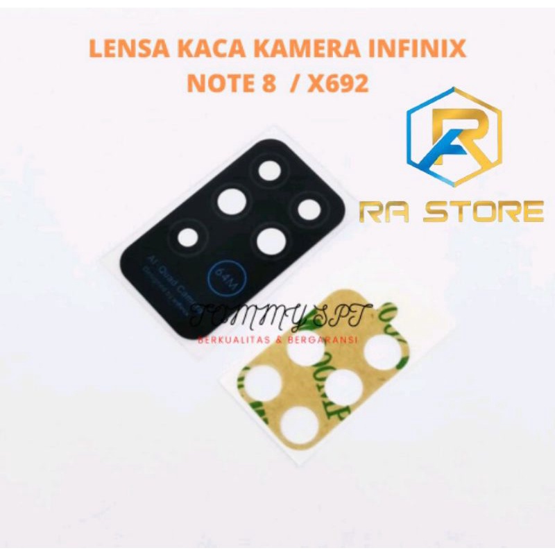 Kaca Kamera Infinix Note 8 X692 Lensa Camera Belakang
