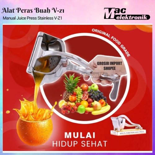 Alat Peras Jeruk Stainless Steel / Lemon Juicer Orange Extractor Squeezer Perasan Press Nipis Buah