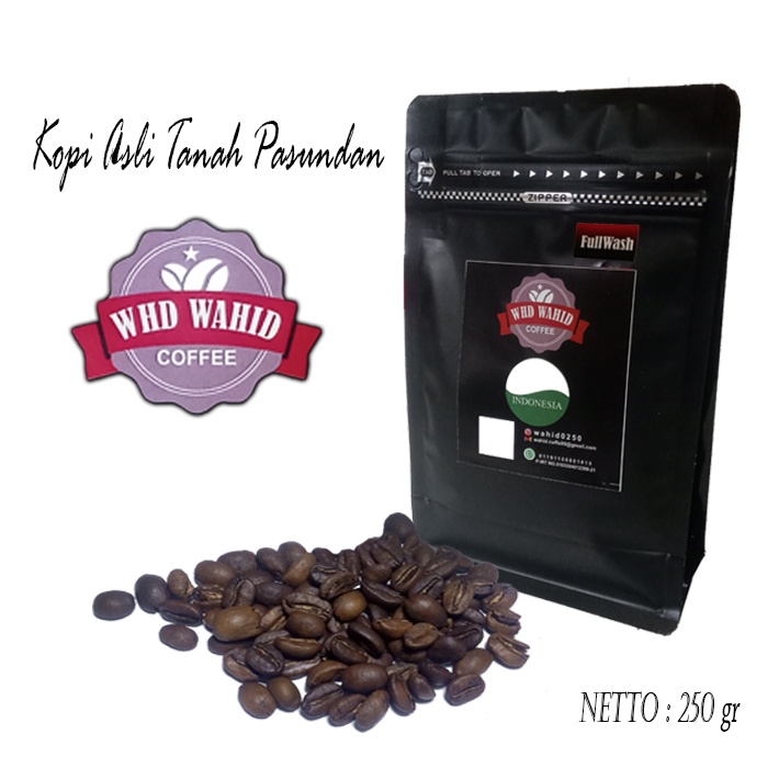 

kopi biji arabika Fullwash WHD Wahidcoffee