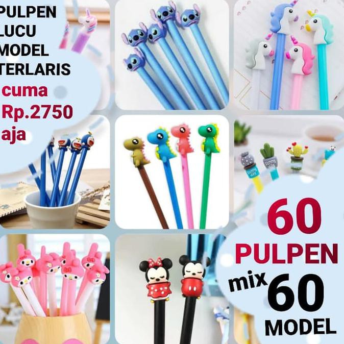 

NEW PRODUCT PAKET SAMPLE 60model PULPEN LUCU DR172