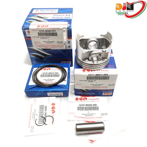 Piston Kit Suzuki Spin 125 Skywave Skydrive Hayate Original SGP STD 12100-46G00-0F0