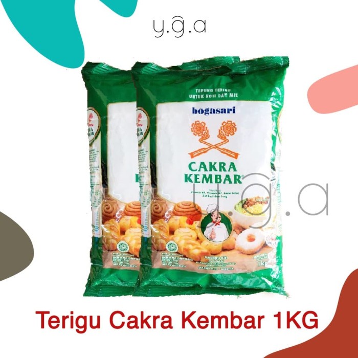 

Ds11D Tepung Terigu Cakra Kembar 1Kg Protein Tinggi - Bundle 2 Pcs G6B040B