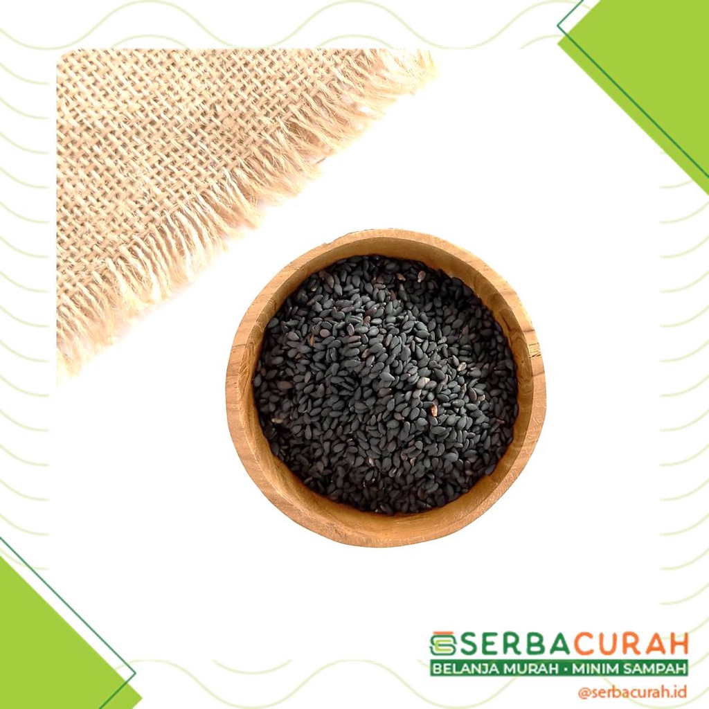 

Roasted Black Sesame Seed | Biji Wijen Hitam Panggang | per 100 gr | Kemasan Kertas