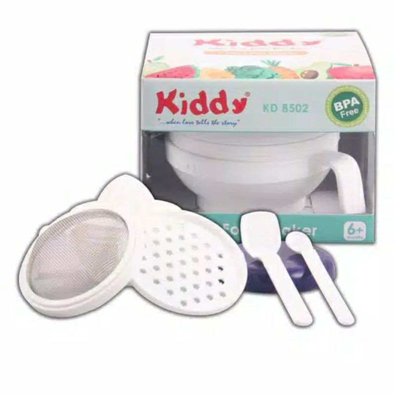 KIDDY Food Maker MPASI baby Set 7 in 1 perlengkapan MPASI Grinding Set Alat Pengolah MPASI GRINDER