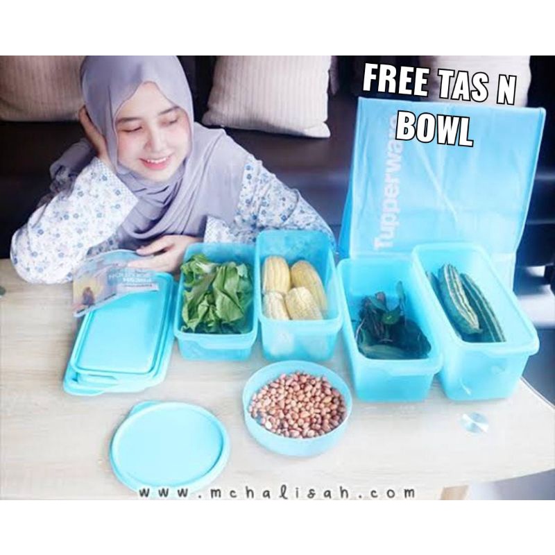 freshia tupperware lengkap