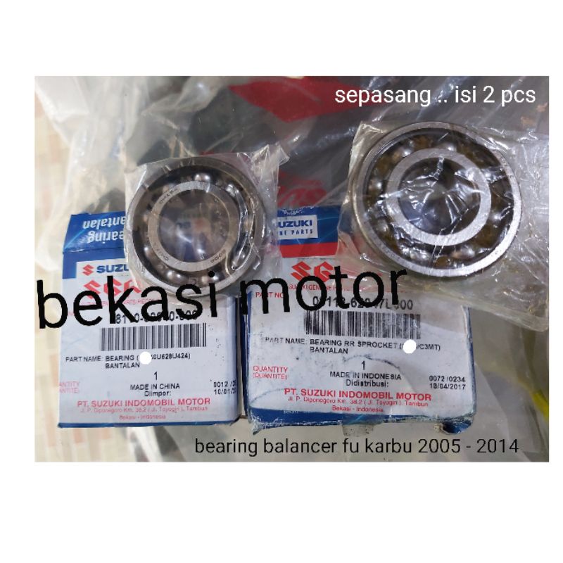 Sepasang Laher Bearing Balancer Suzuki Satria Fu Karbu Original 2004-2014