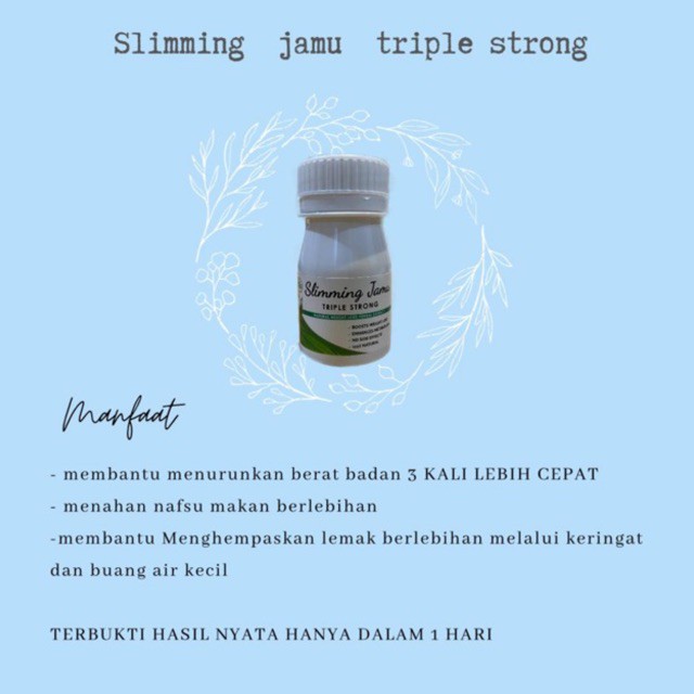 SLIMMING JAMU TRIPLE STRONG