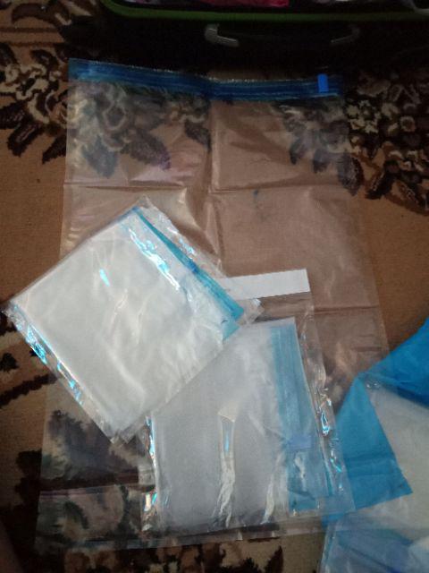 First Project – Plastik Vakum Baju Pakaian Laundry Travel Organizer Compression Vacuum Bag 40x60 Cm