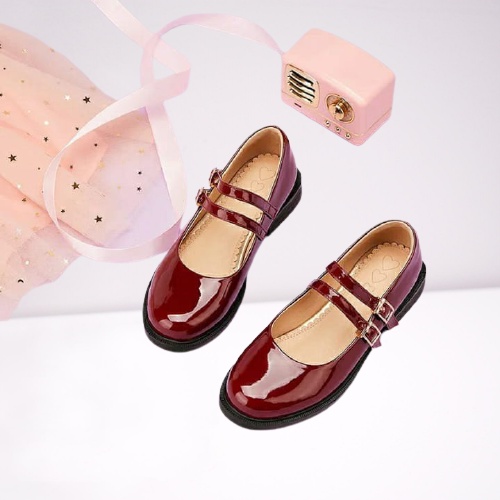 Sepatu Wanita Gesper Korea / Sepatu  Glosy Best Seller RHS 05