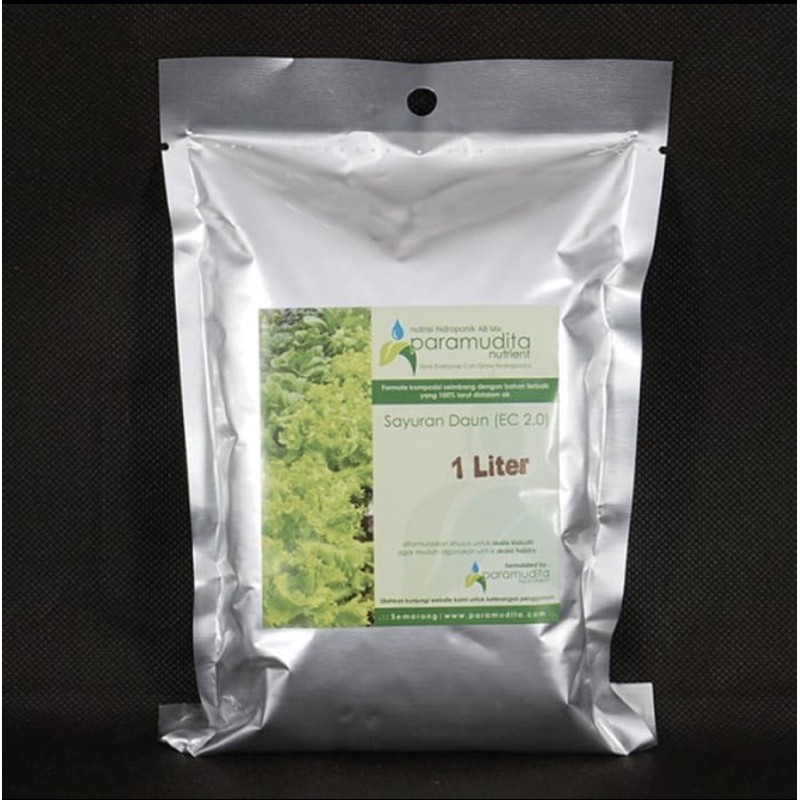 AB Mix Sayur Daun 1 Liter - Nutrisi Hidroponik - Paramudita Nutrient