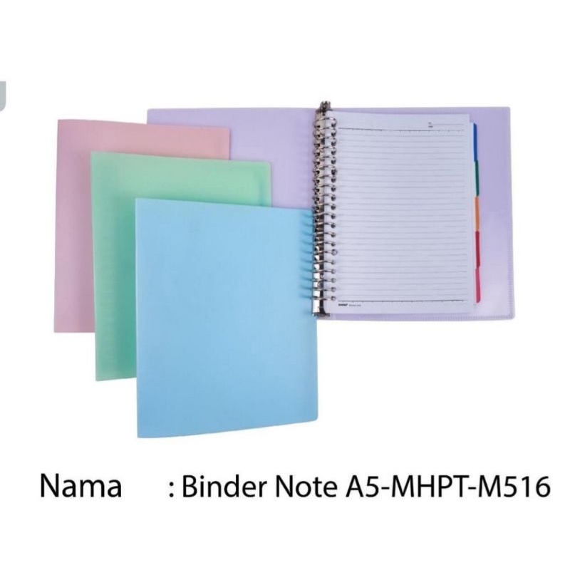 

binder note joyko A5 pastel