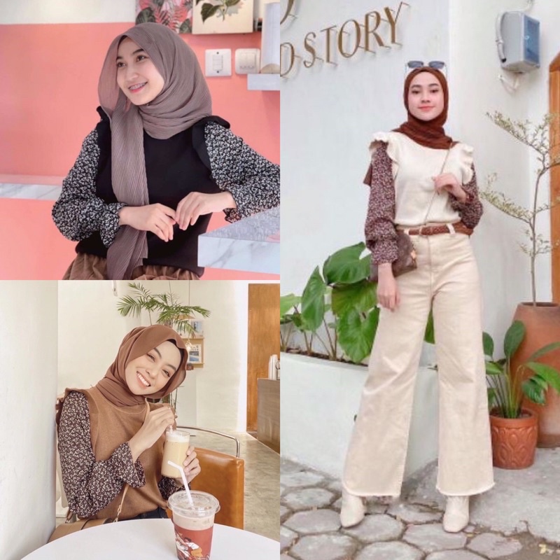 VIRAL ATASAN BLOUSE WANITA ENVY IMPORT