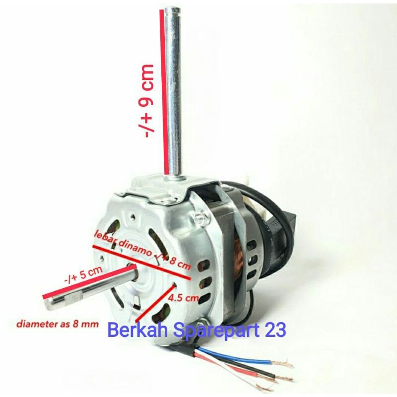 Motor Dinamo Kipas Angin ADVANCE TDS 18 Inch Kipas Angin Baling Besi / Almunium Kipas Tornado