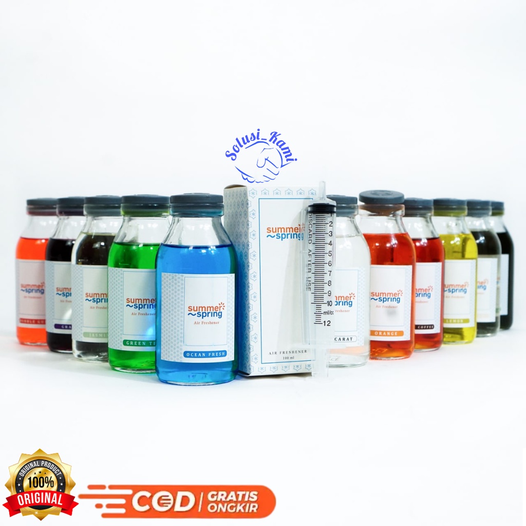 Pengharum ruangan/ Mobil / Toilet & kamar mandi / lemari pakaian refill botol apel awet tahan lama