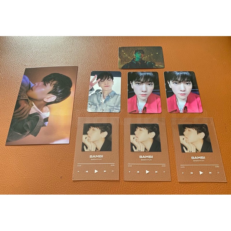 BAEKHYUN BAMBI PHOTOCARD AR PC AR CLIP CARD CLEAR CARD POSTCARD