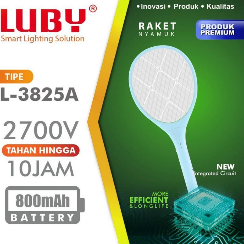 RAKET NYAMUK LUBY L - 3826A / LUBY RAKET NYAMUK  CAS  L 3826A / 3883