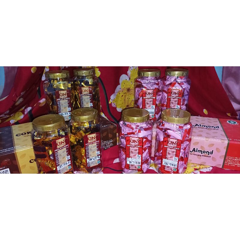 

D king Coklat Almond