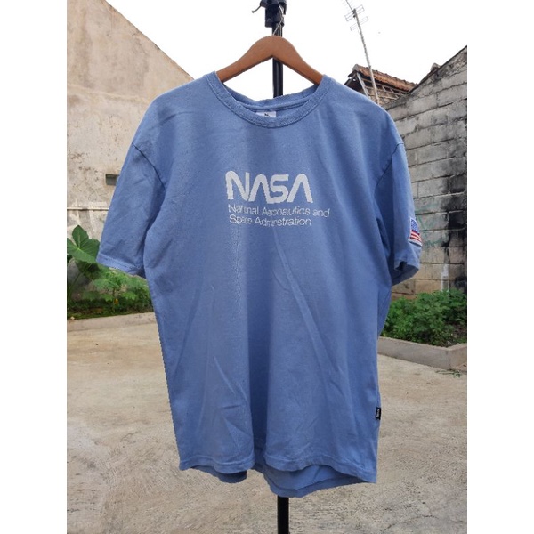 kaos tshirt fluke nasa second/bekas