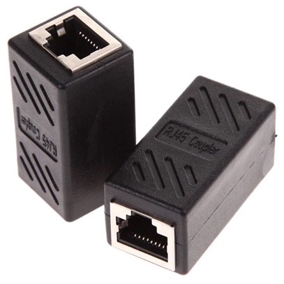 BAREL RJ45 GOOD QUALITY COUPLER FEMALE FEMALE BAREL RJ 45