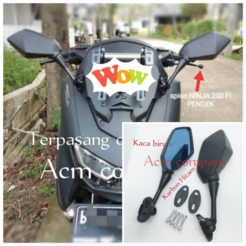 Spion Variasi Nmax New 2020 2021 Spion Model Ninja Zx Karbon Tangkai pendek