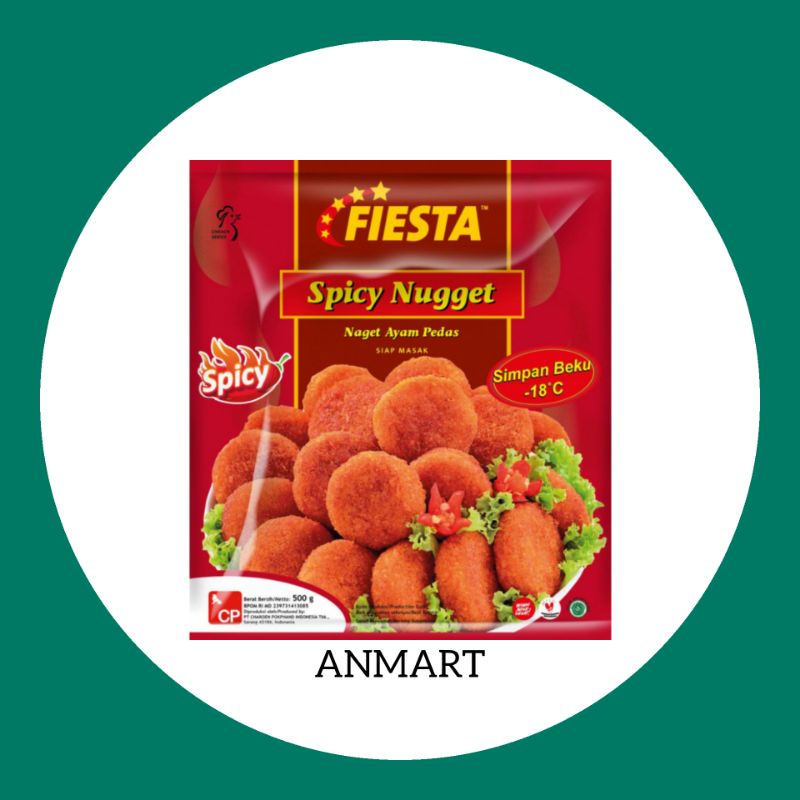 

ANMART | 500gr Spicy Nugget Fiesta | Frozen Food | Sayur Online