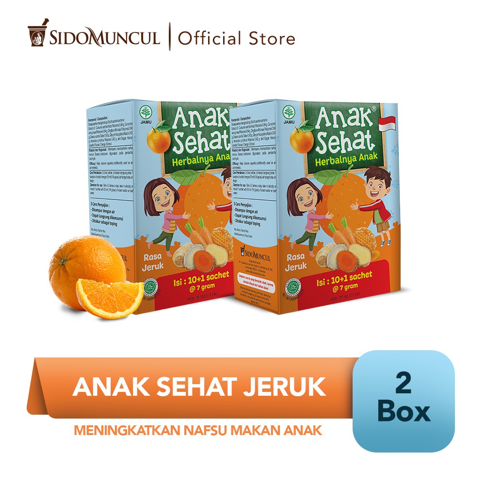 Anak Sehat Jeruk 2x11's - Meningkatkan Nafsu Makan