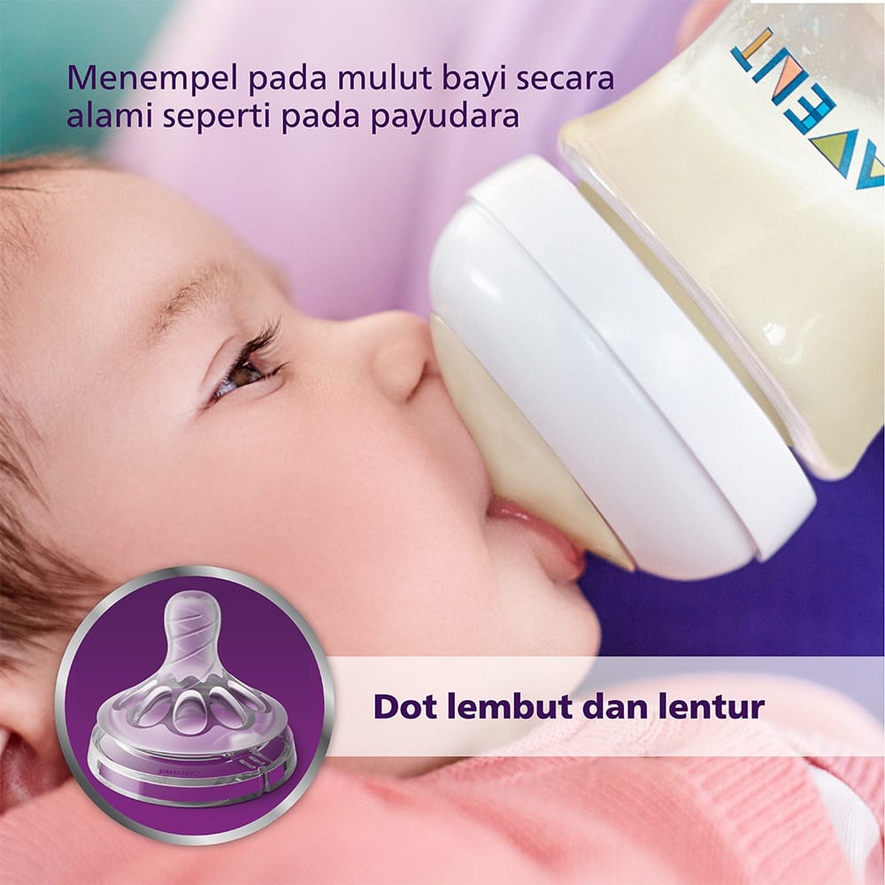 Lakuku - Avent Dot Teat Med Fast Flow Classic dan Natural 3m+ 6m+